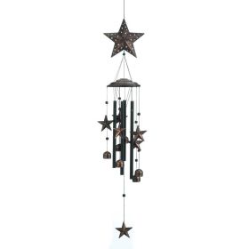 34 BRONZE STARS WIND CHIMES