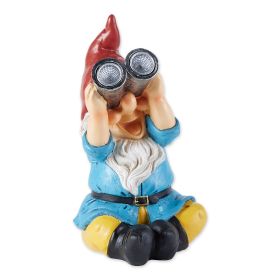 BINOCULARS SOLAR GNOME FIGURINE