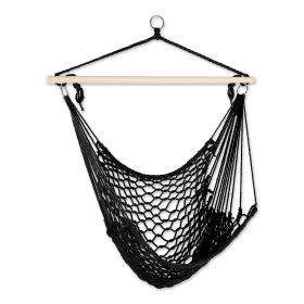 BLACK HAMMOCK CHAIR