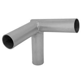 1-3/8" Low Peak 3-Way Canopy Fitting - Eave - Gray Powder Coated