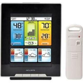 AcuRite Color Weather Station with Morning, Noon &amp; Night Forecast
