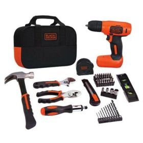 Black &amp; Decker 8V MAX Cordless Lithium Drill Project Kit