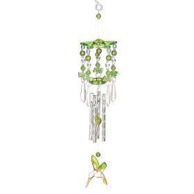 GREEN HUMMINGBIRD CHIMES