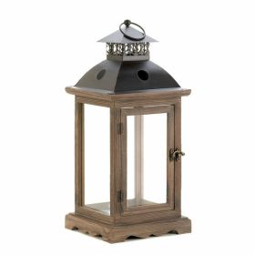 Gallery of Light Monticello Wood Lantern (L)