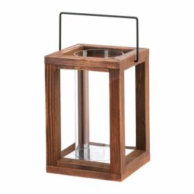 Gallery of Light Rustic Garden Wooden Lantern