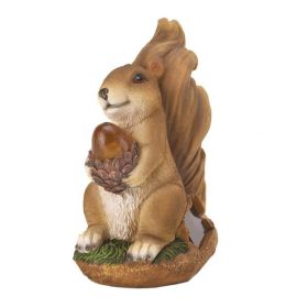 Summerfield Terrace Squirrel Solar Garden Statue