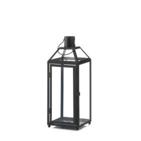 Gallery of Light Midtown Medium Black Lantern