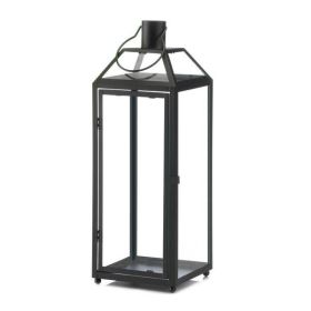 Gallery of Light Midtown Large Black Lantern