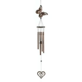 Summerfield Terrace Butterfly & Heart Wind Chime