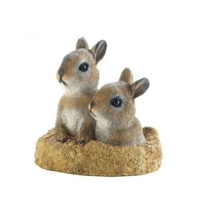 Summerfield Terrace Peek-A-Boo Garden Bunnies Decor