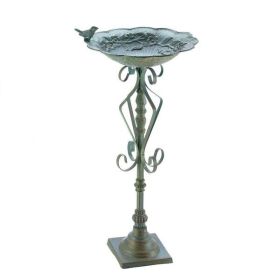 Songbird Valley Speckled Green Bird Bath