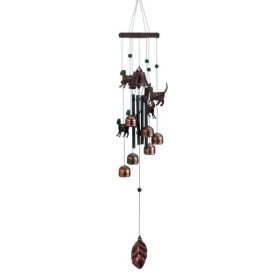 Summerfield Terrace 26" Bronze Cats Wind Chimes