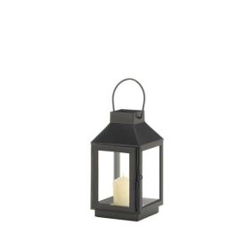 Gallery of Light Mini Square Top Black Lantern