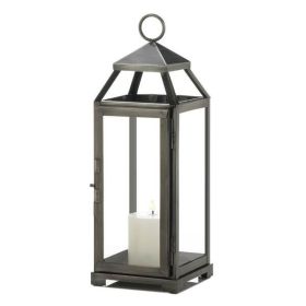 Gallery of Light Medium Brushed Pewter Lantern