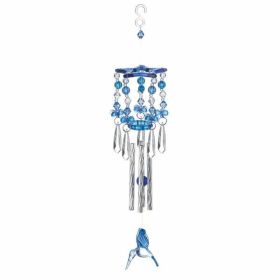 Summerfield Terrace Blue Hummingbird Wind Chimes