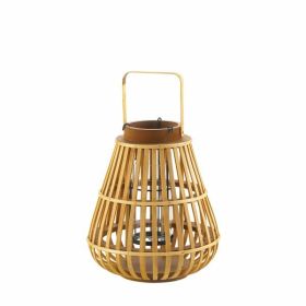 Gallery of Light Small Slat Wood Lantern