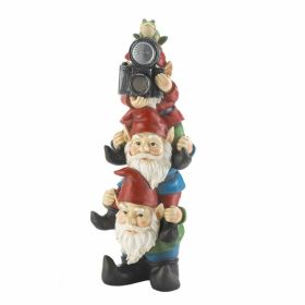 Summerfield Terrace Stacked Solar Gnome Figurine