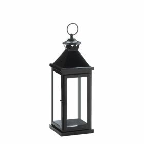 Gallery of Light Medium Glossy Black Lantern