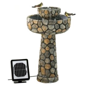 Cascading Fountains Wishing Well Solar Water Fountain