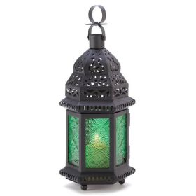 Gallery of Light Green Glass Moroccan Lantern