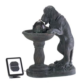 Cascading Fountains Thirsty Dog Solar Fountain