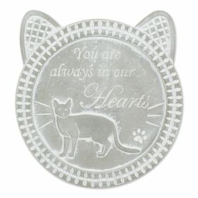 Accent Plus You Are Always In Our Hearts Cat Memorial Stone