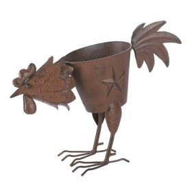 PECKING ROOSTER PLANTER