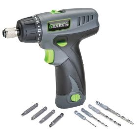 Genesis GLSD08B 8-Volt Li-Ion 2-Speed Cordless Screwdriver