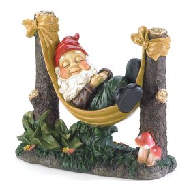 SLUMBERING GNOME STATUE