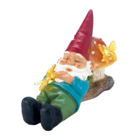 SOLAR-POWERED SLEEPY GNOME