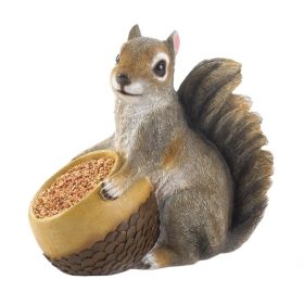 SQUIRREL AND ACORN BIRD FEEDER