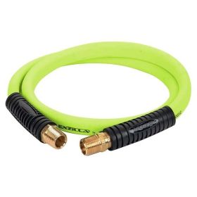 Flexzilla Whip Hose w/ Swivel 1/2in x 4ft 1/2in MNPT Swivel x 1/2in MNPT Fittings