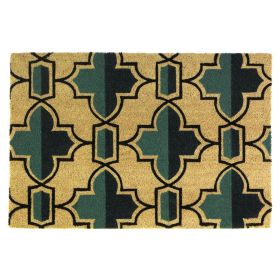 VIOLA GEOMETRIC FLOWER COIR DOORMAT