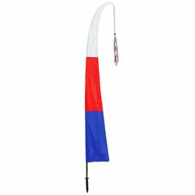 Collapsible Garden Party Freedom Flag, Red/White/Blue